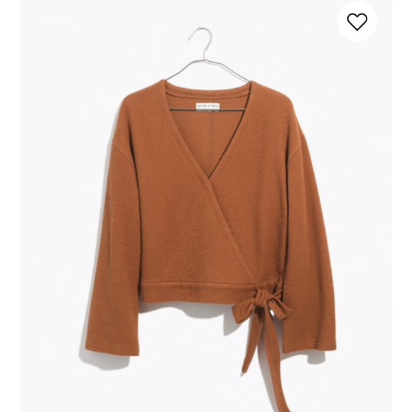 Madewell Tops - Madewell Texture and Thread Wrap Top Long Sleeve